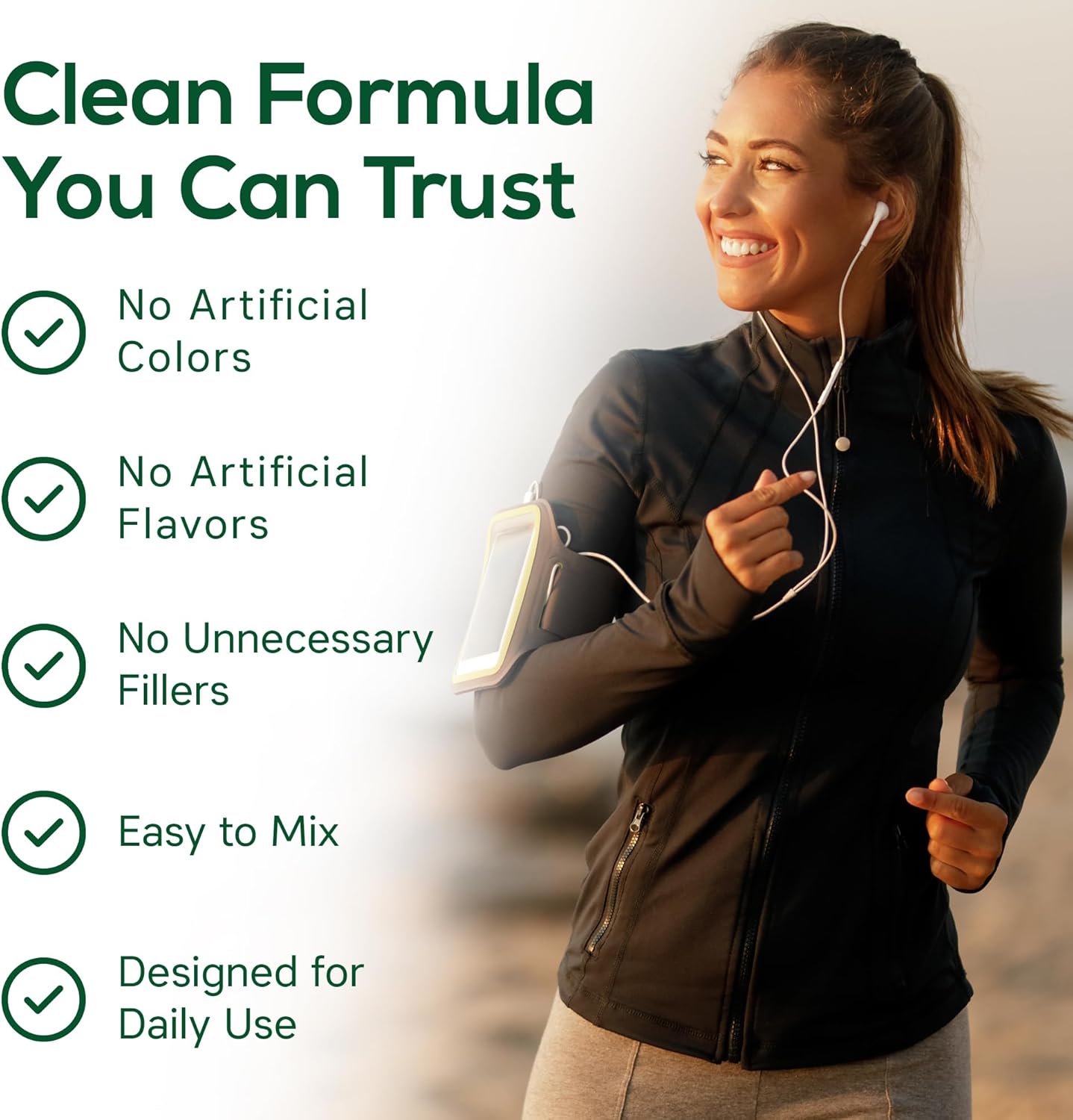 Boost UltraGreens Super Greens Powder - Organic Spirulina, Grasses & Antioxidants | Premium Superfood for Daily Energy | Detox & Whole-Body Wellness - 50 Servings - Image 7