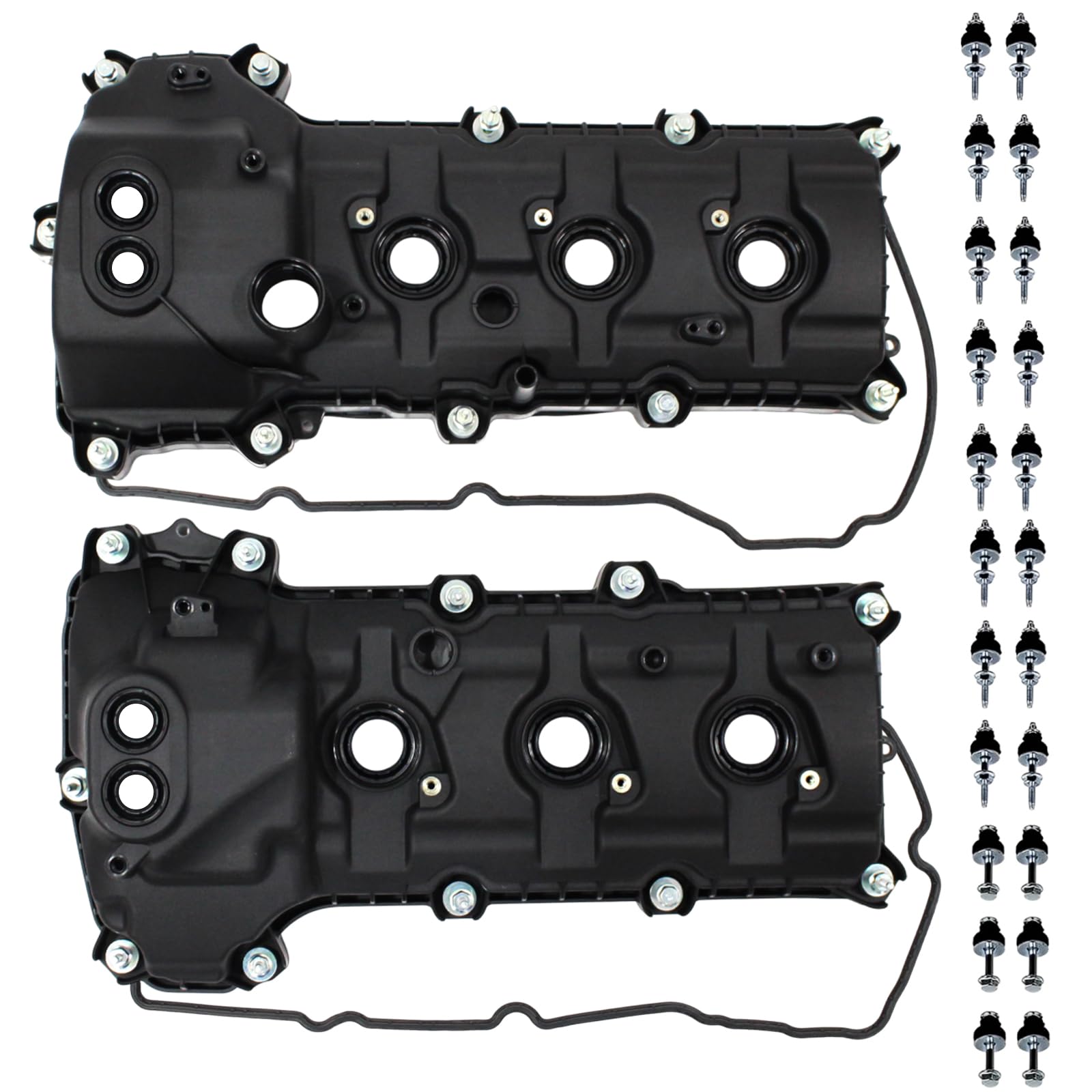 Photo 1 of AUCERAMIC Engine Valve Cover Set for Ford/Lincoln 3.5L 3.7L V6 (2011-2019)