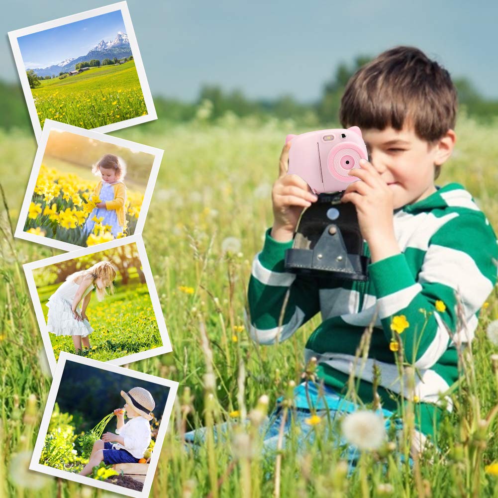 High Definition Kid Camera Cute Funny Printing for Children 2.4"