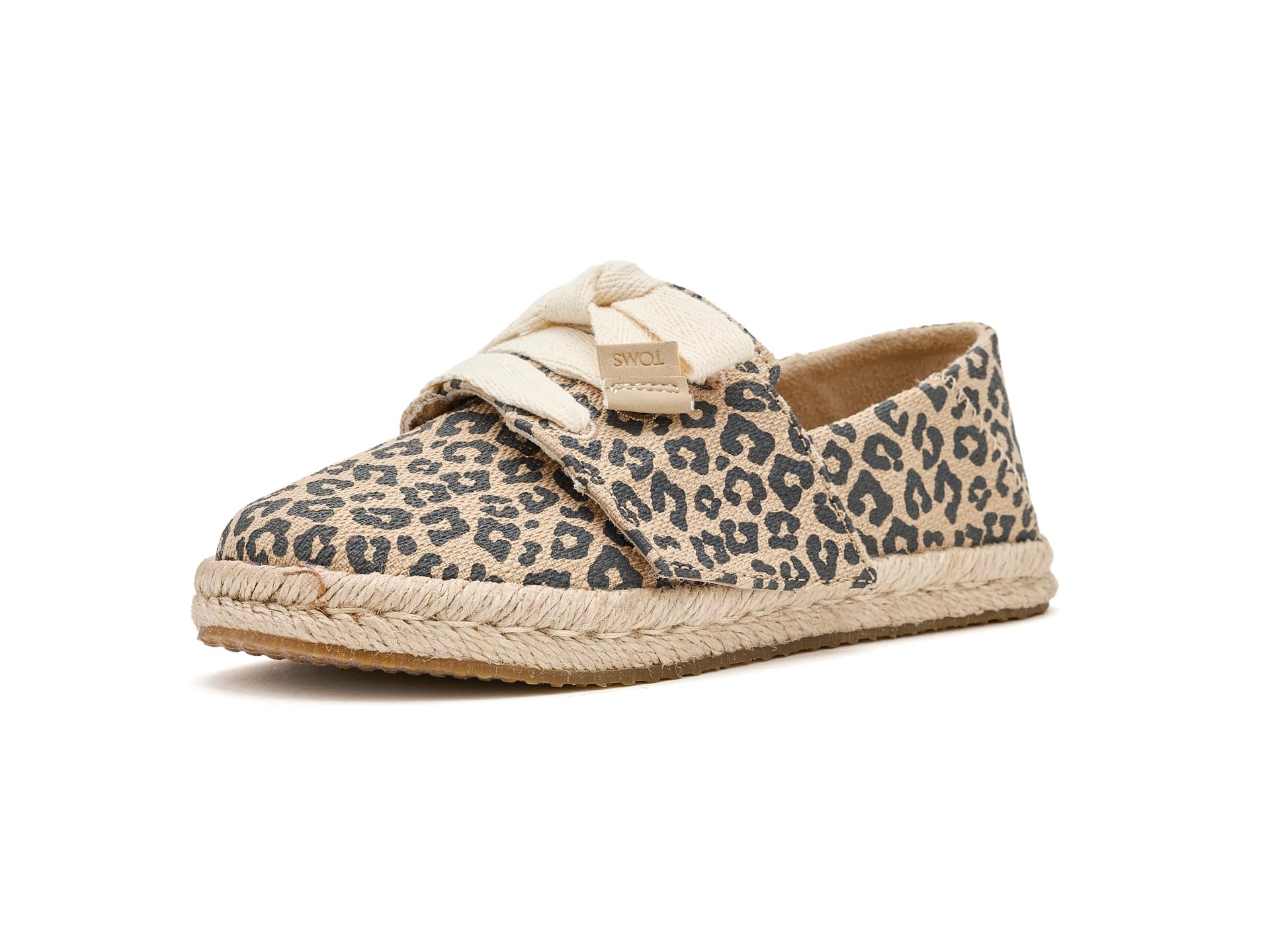 Toms Girls Beige Laced Espadrilles Carolina