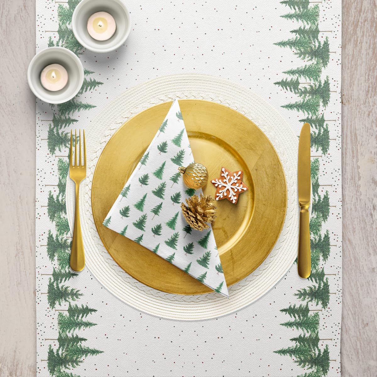 DPKOW 5 Pcs Oktoberfest Chemin De Table Set De Table, Bleu Blanc Tissu Bavarois Nappe Sets De Table Oktoberfest Table Décoration Intérieur Extérieur Fête De La Bière Décoration Fournitures, Lavabl