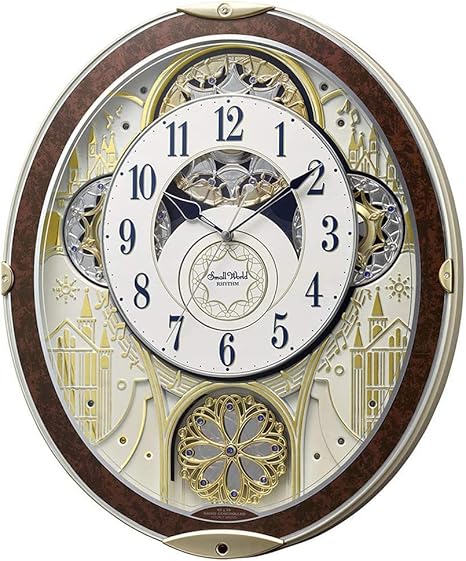 リズム時計からくりスモールワールドノエルN30曲4MN539RH23 71c6QJ34ayL._AC_SX466_.jpg