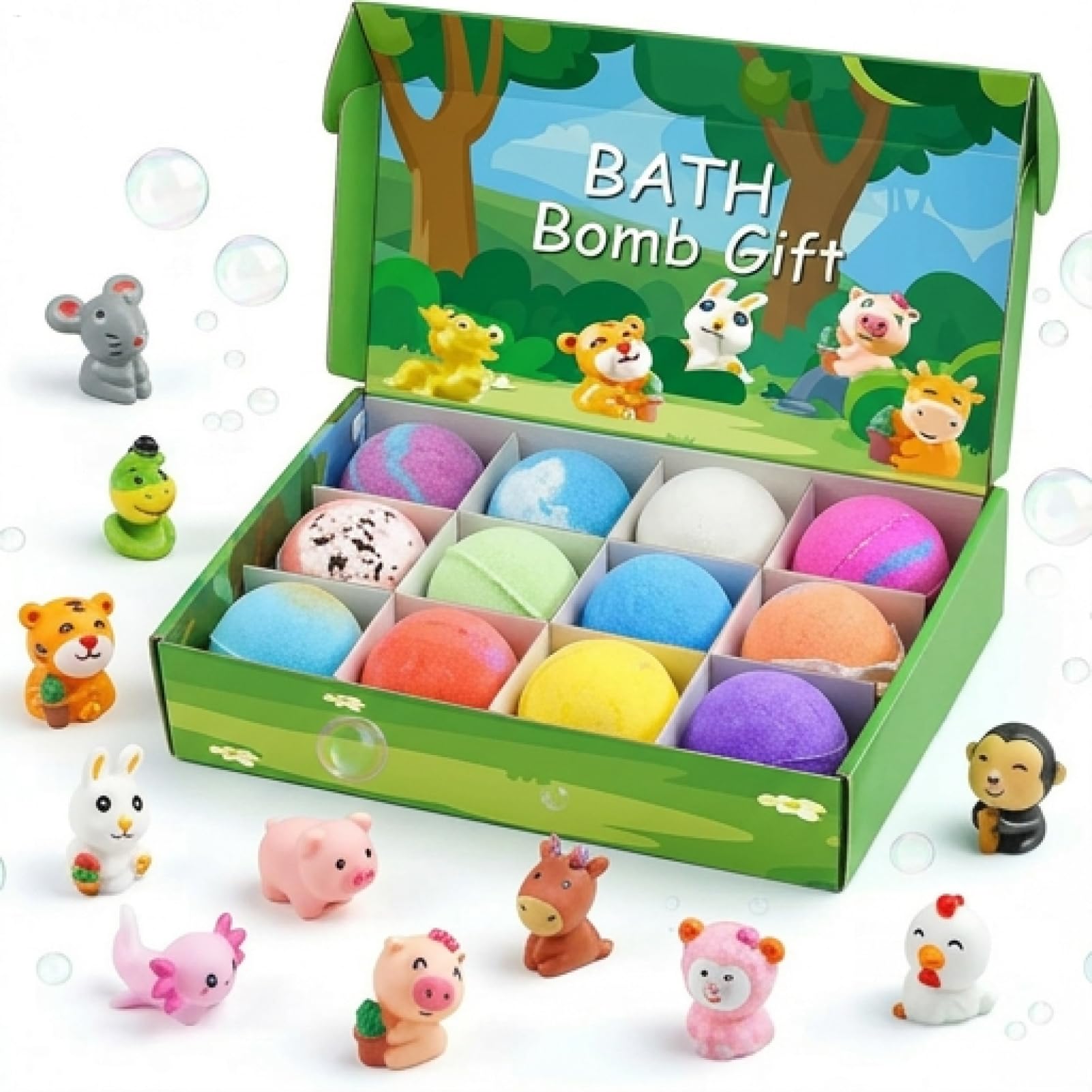 Pelota De Baño para Niños -Pelota De Baño con Juguetes | Bola Orgánica Natural Hecha A Mano | Hidrata Piel Seca | Regalo Ideal para Cumpleaños, Halloween Y Navidad — view 8