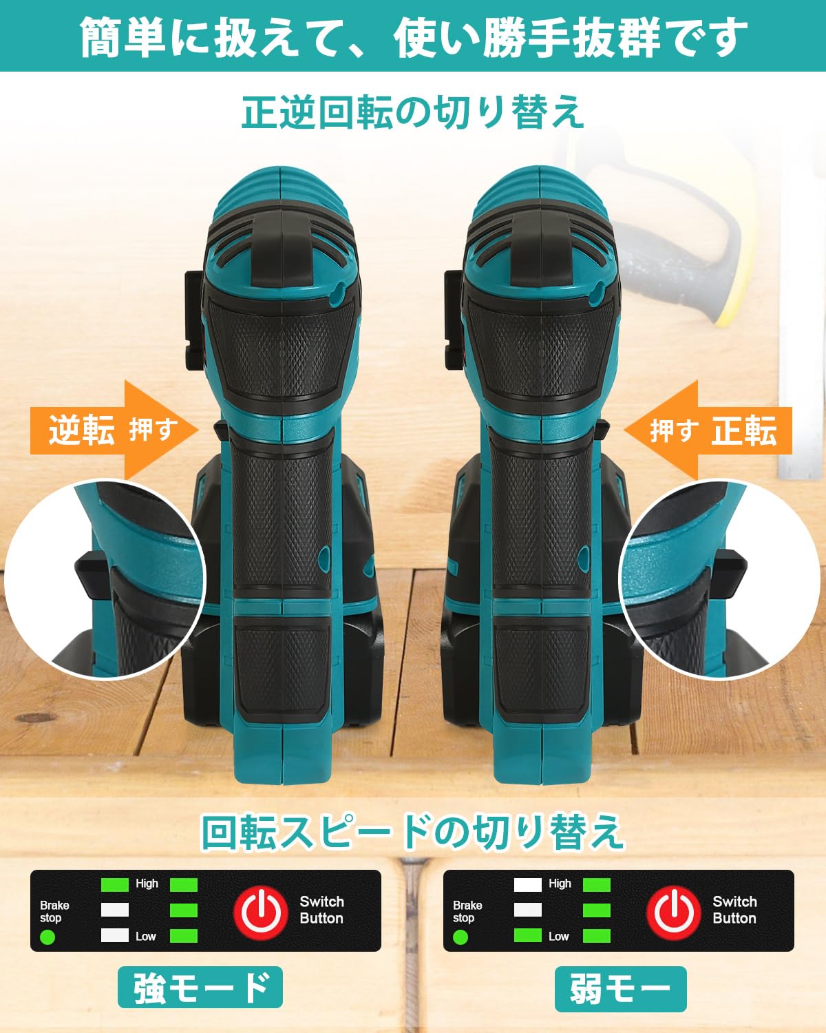 Amazon | Abeden 充電式ハンマードリル HY-4011 ブラシレス