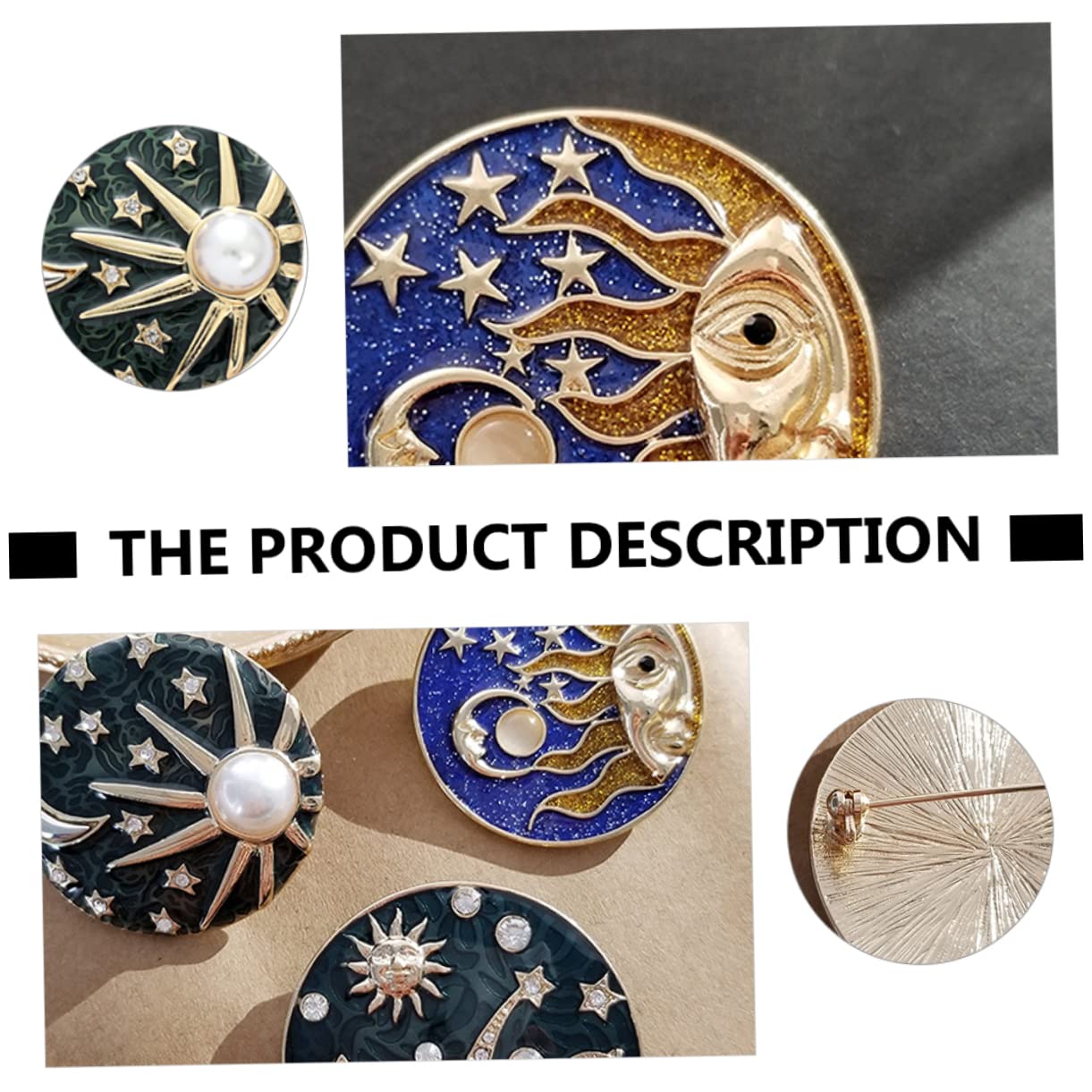 Healeved Milchstraßen Brosche Cartoon Brosche Brosche Corsage Stil Blaue Kleidung Brustnadel Abzeichen Brosche Kreative Brustnadel Kleidungszubehör Legierungsbrosche
