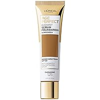 Vista 27 de L'Oreal Paris Age Perfect - Base de suero radiante con SPF 50, almendra, 1 onza