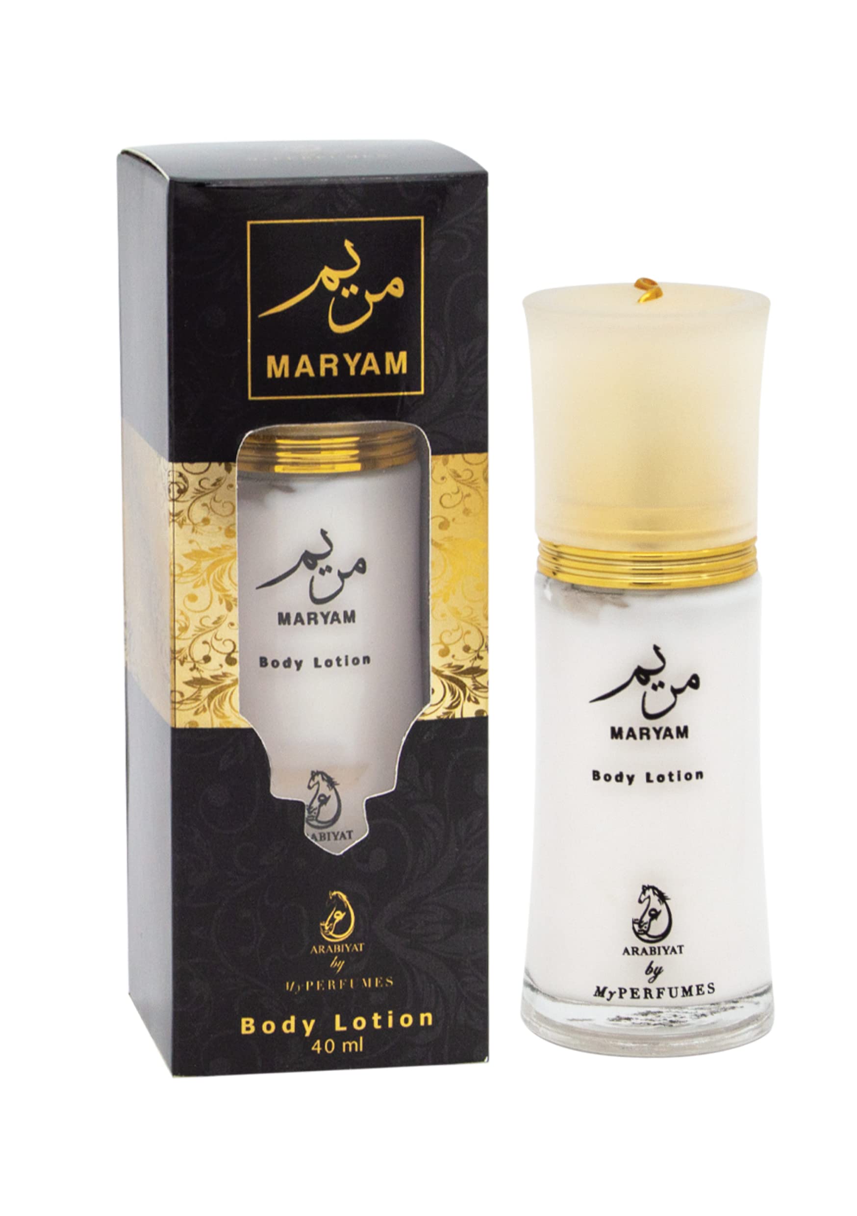 My Perfumes MARYAM from ARABIYAT Moisturizing Non Alcoholic Body Lotion for Unisex, 40ml