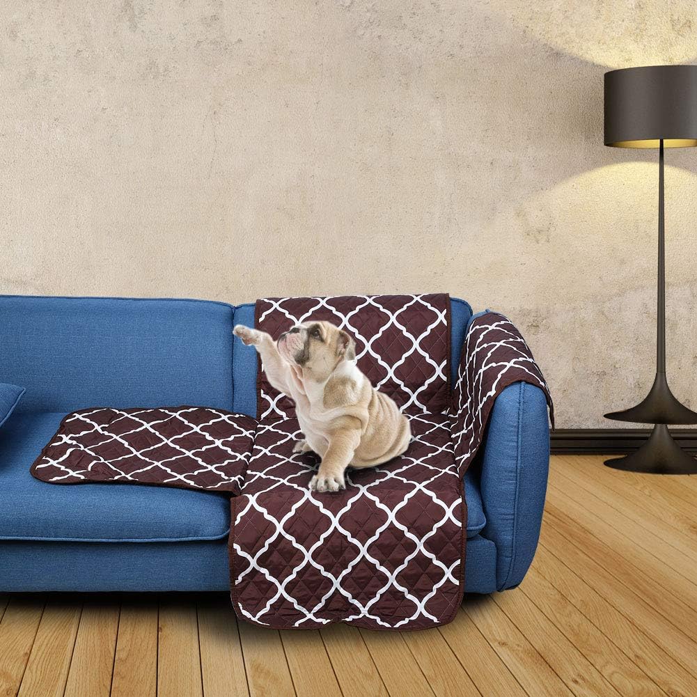 Gavigain Sofa Pads for Couch, Double Sides Sanding Pet Sofa Cushion Waterproof Non Slip Dog Sofa Cushion Mat for Furniture Bed Couch Sofa for Medium Small Cats and Dogs (Single 53cm*183cm)