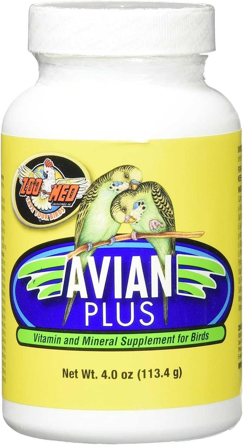 Zoo Med Laboratories Bzma374 Avian Plus Bird Vitamins, 4 oz