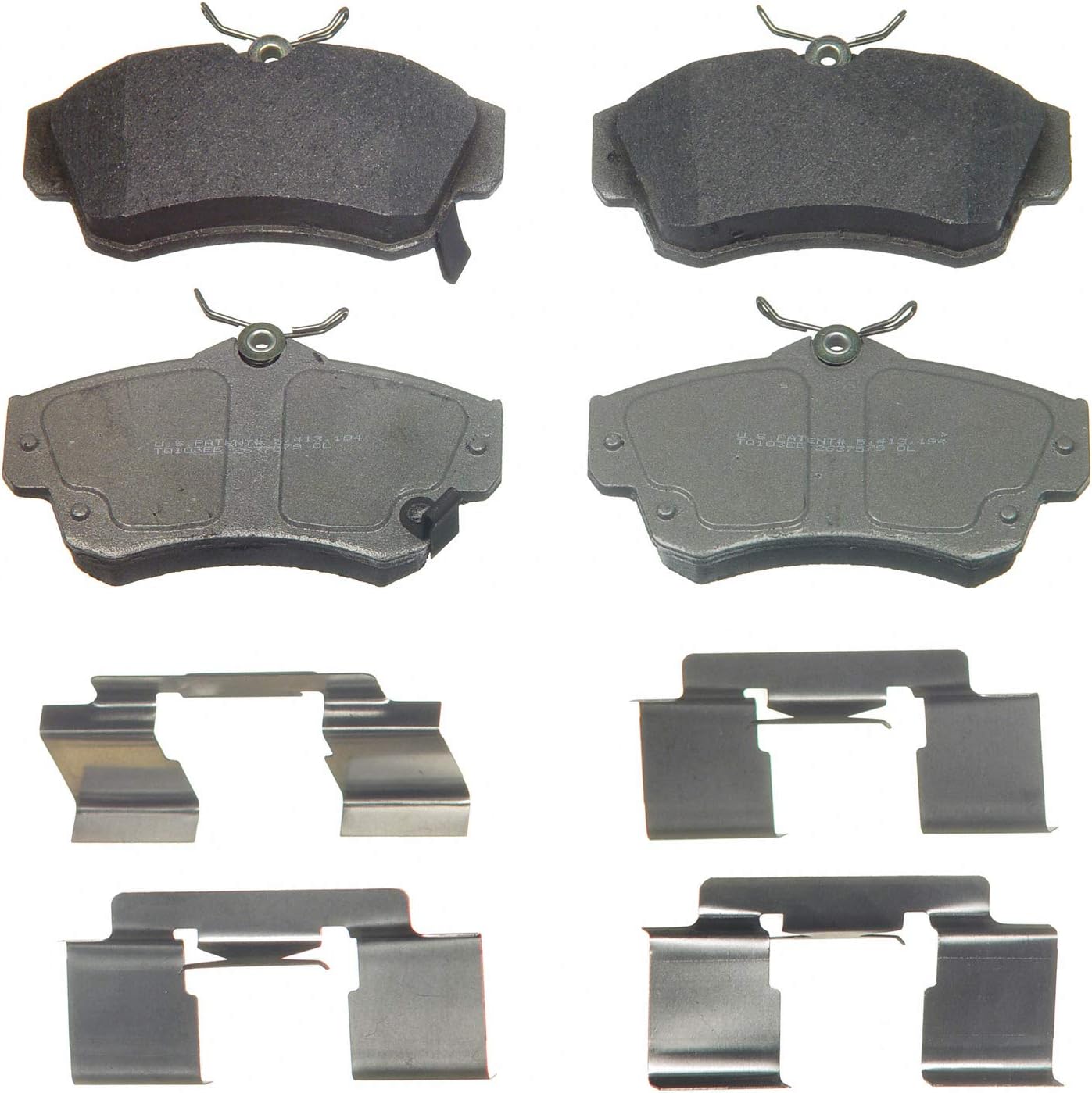 Wagner ThermoQuiet MX841 Semi-Metallic Disc Brake Pad Set