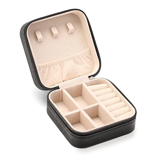 Mini Palm-Sized Jewelry Travel Box