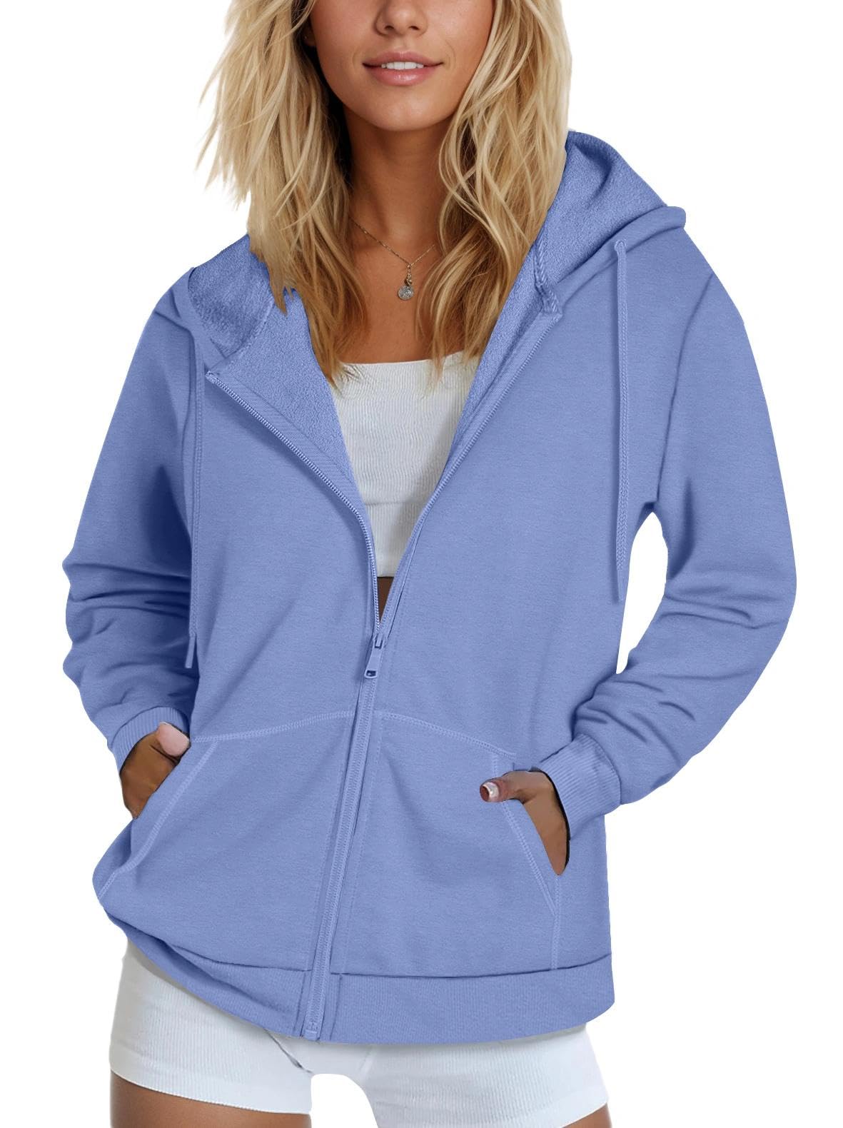 SMENG Womens Zip Up Hoodies