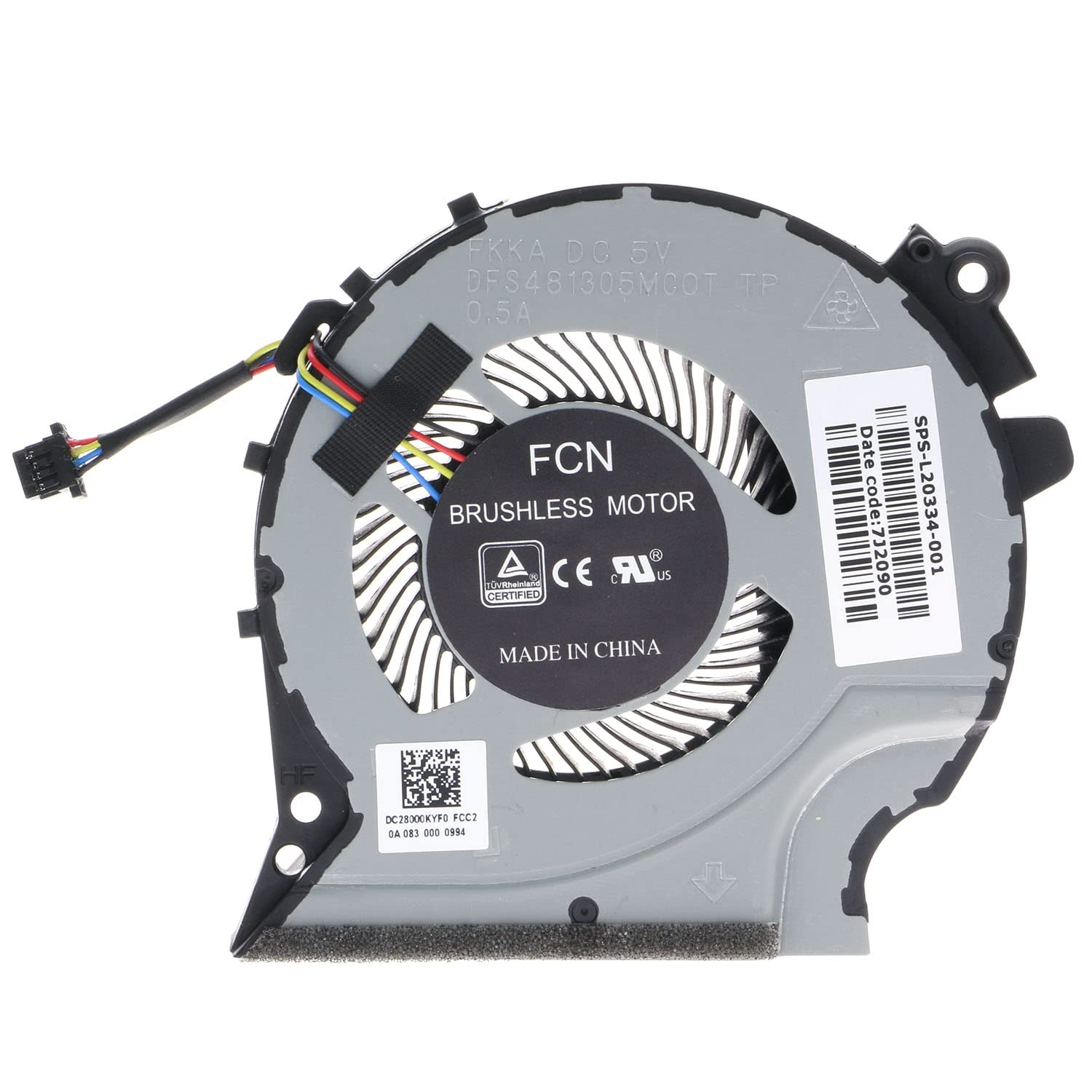 GPU Cooling Fan Ventola per HP Pavilion 15-CX L20334-001 FKKA DFS481305MC0T