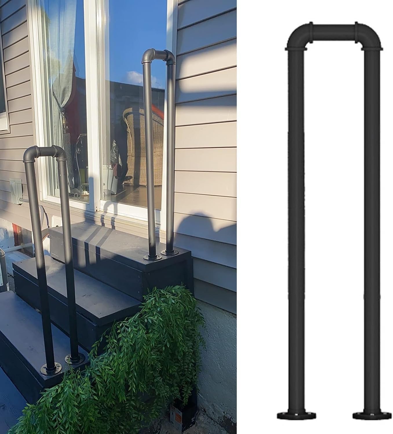 Balustrade garde-corps en U 95cm aux finitions soignées pour terrasse