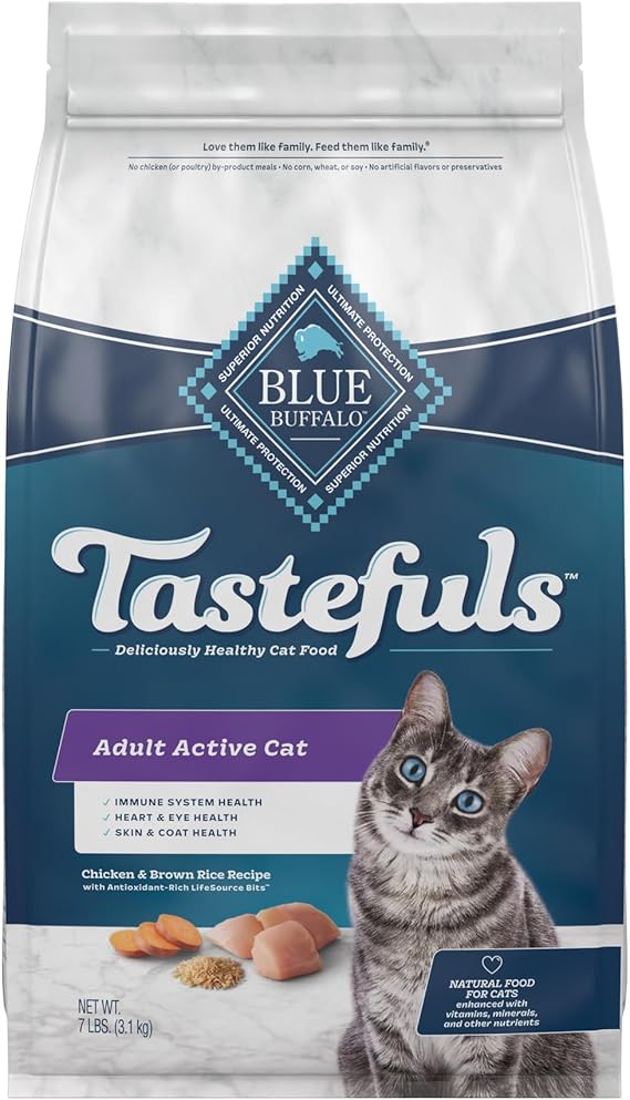 Blue Buffalo Tastefuls Active Natural Adult Dry Cat Food