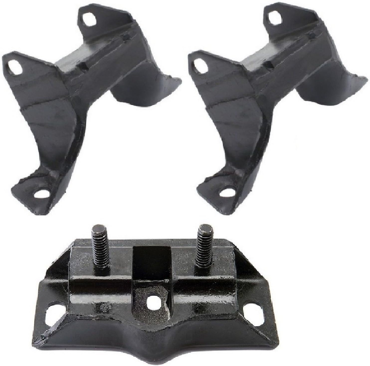 3 PCS FRONT MOTOR AND TRANS MOUNT Fit 1966 1967 1968 MUSTANG (4.7L AFTER 3/1966) #2253#2257#2257