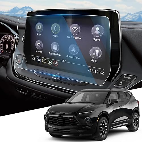 Vista 69 de 1 protector de pantalla de cristal templado brillante de 13.4 pulgadas para Silverado & Sierra 2500HD 3500HD 2022~2026 (sin botones en la pantalla)