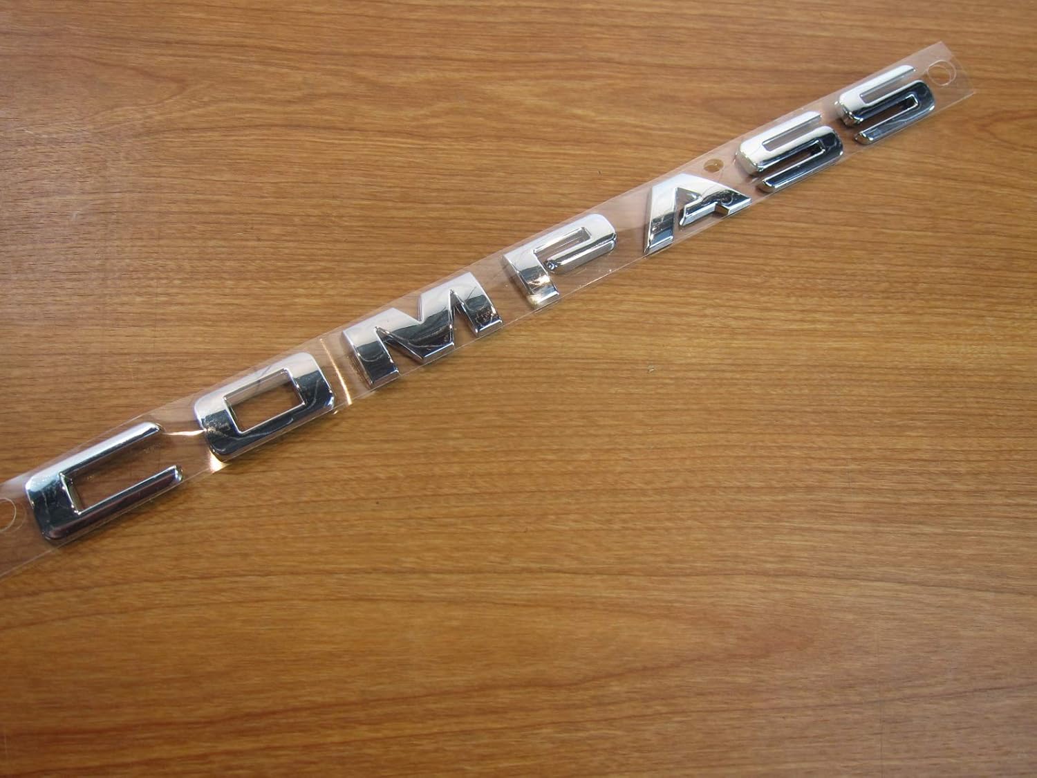 2011-2017 Jeep Compass Front Right & Left Door Chrome Compass Nameplate New OEM