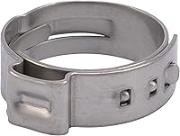 Vista 9 de SharkBite Anillo de abrazadera de 1/2 pulgada, accesorios de fontanería de acero inoxidable, tubo PEX, PE-RT, UC953A