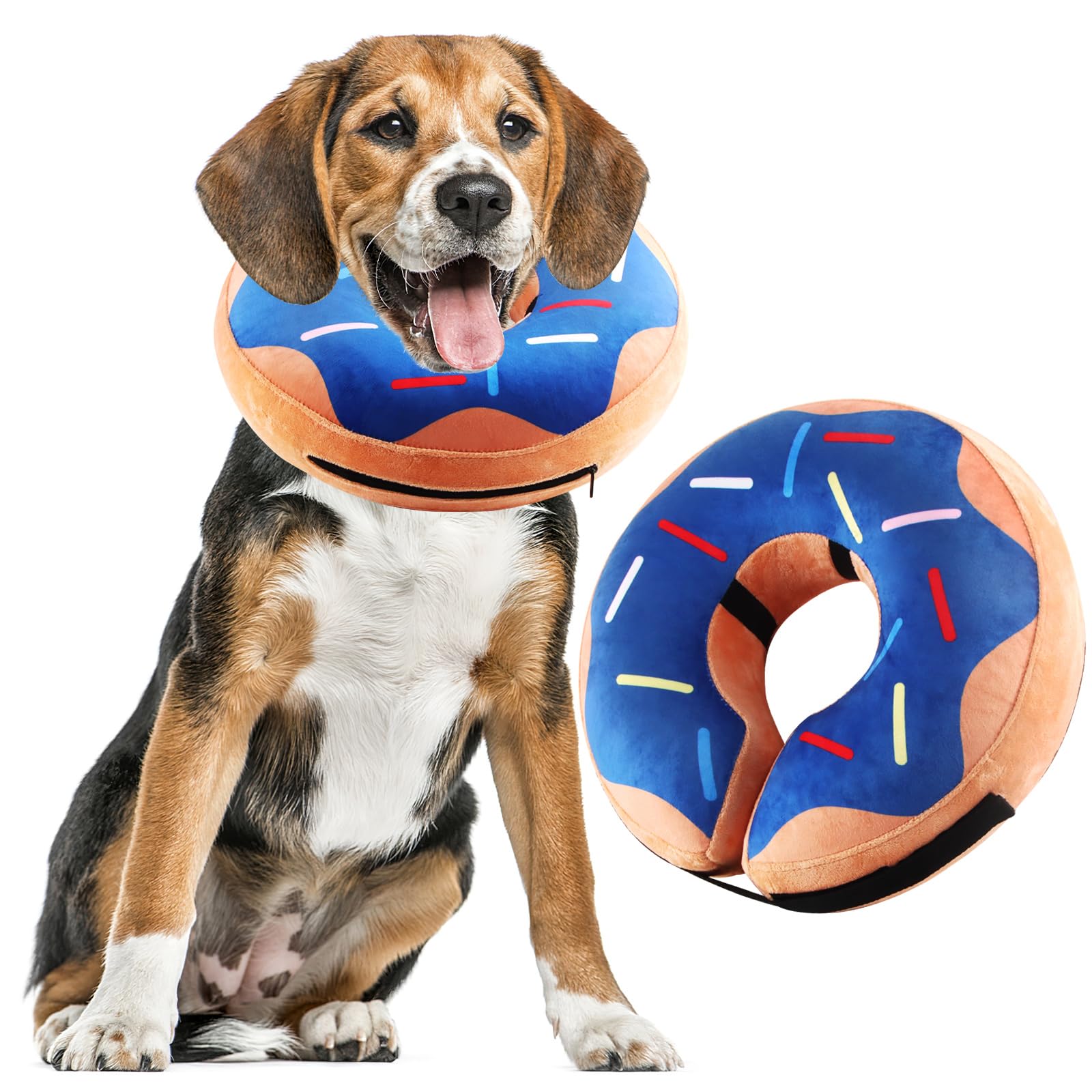 Collare Gonfiabile Per Cane - Protettivo Anti-Leccamento Per Recupero Postoperatorio - Foto 9