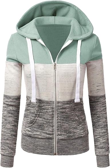 Sudadera Con Cierre y Capucha Rosa para Dama | Stanlit