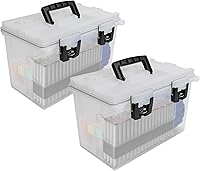 Vista 33 de Caja de almacenamiento de municiones Sheffield 12629, cajas de campo apilables de.30 calibre, resistentes al agua y al polvo, caja de almacenamiento