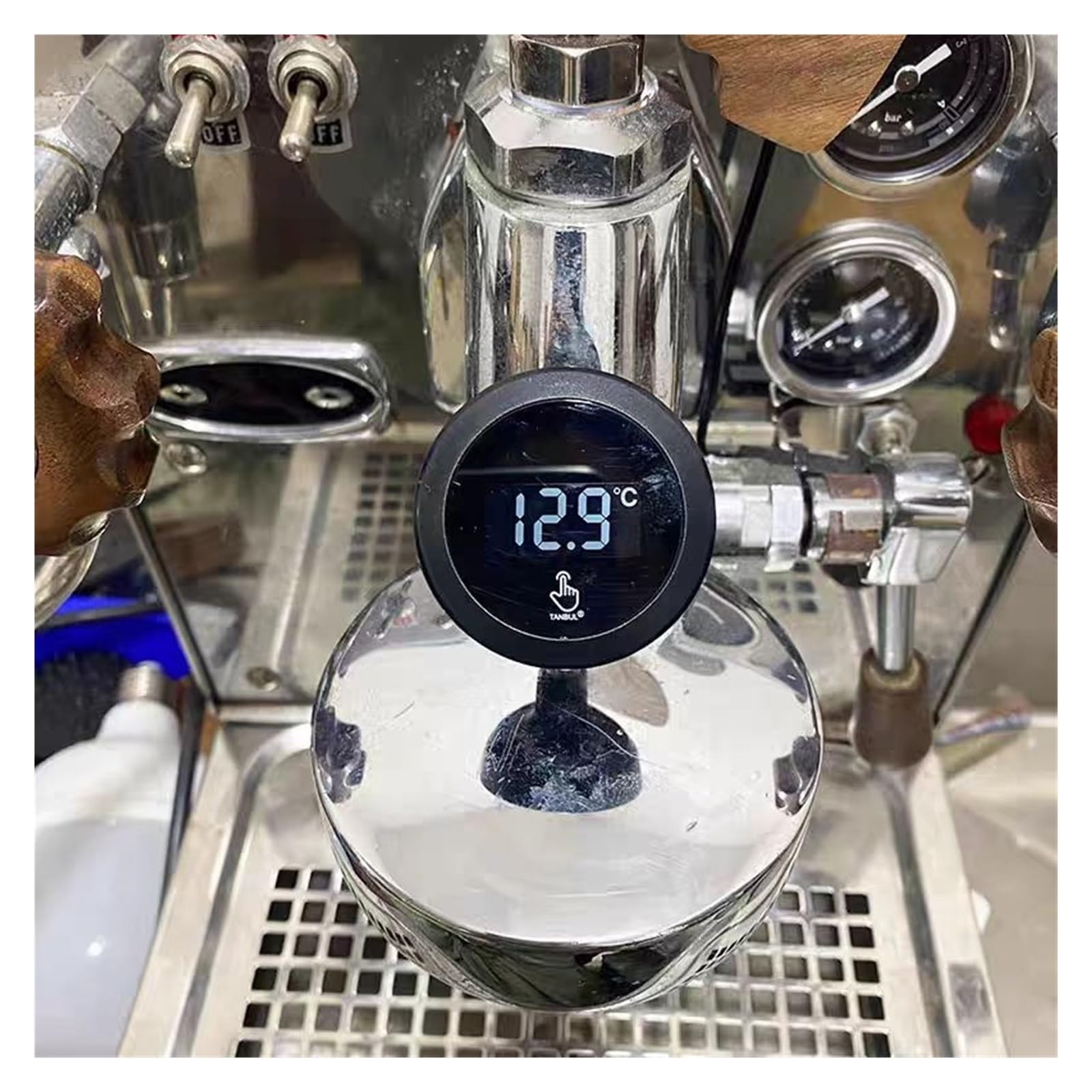 E61 Thermometer Espresso, kompatibel for Expobar, kompatibel for ROCKET, E61 halbautomatische Kaffeemaschine Kochkopf