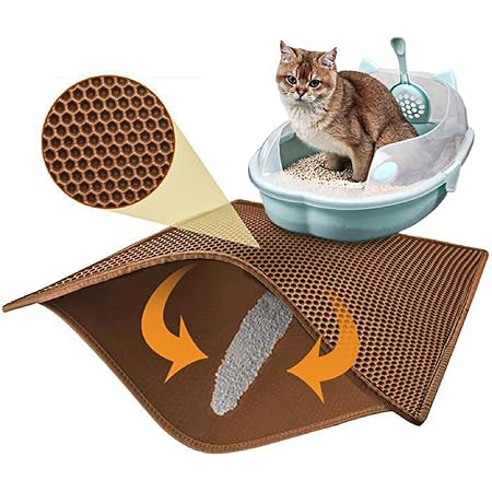 Amazon Com Amazon Basics Less Mess Cat Litter Box Mat 24 X 35 Inches Brown Pet Supplies Amazon Com Amazon Basics Less Mess Cat Litter Box Mat 24 X 35 Inches Brown Pet Supplies