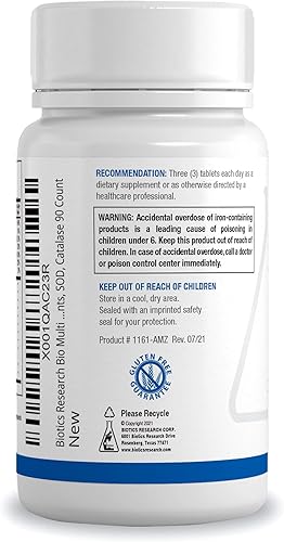 Miniatura 3 de Biotics investigación Bio-Multi Plus-90tabletas