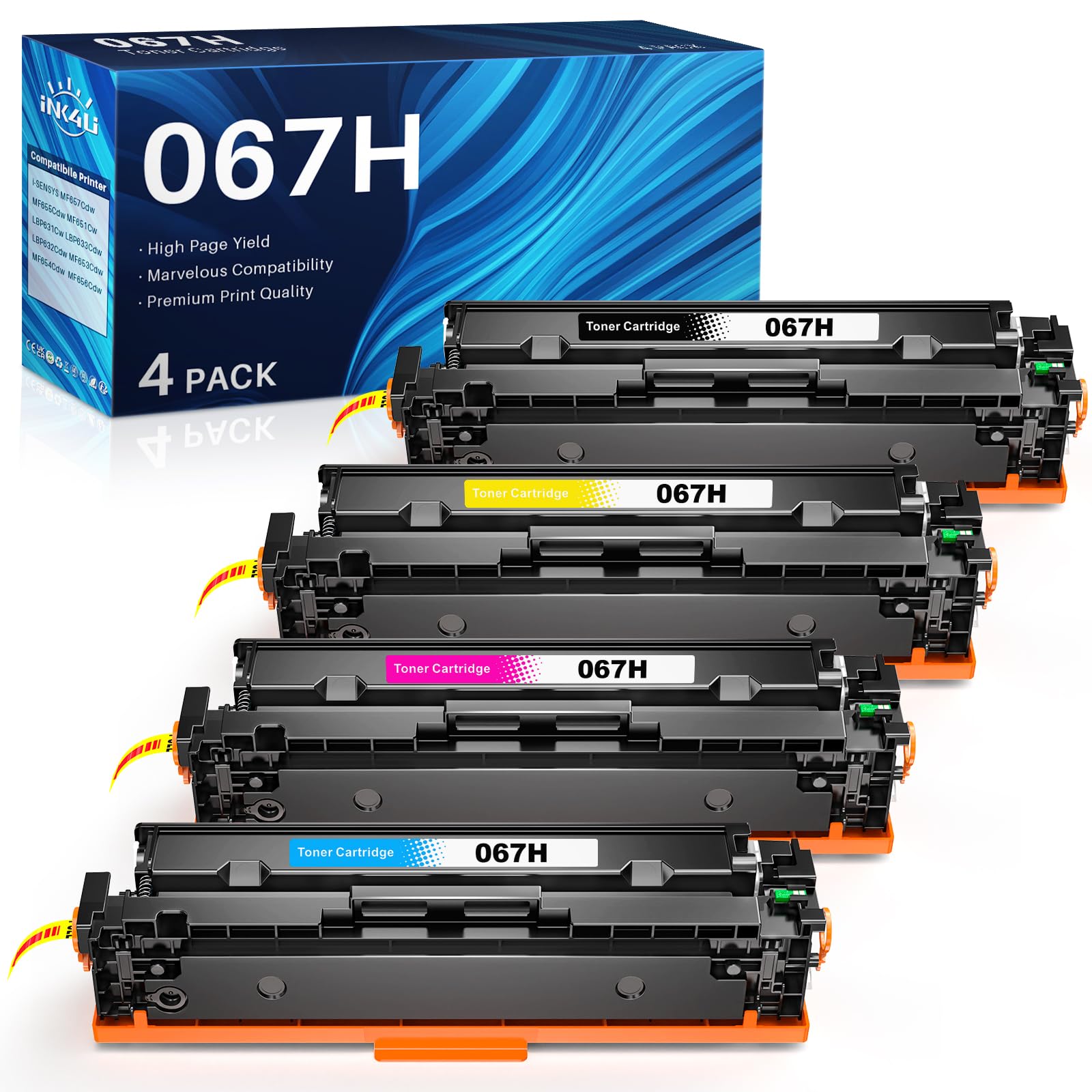 INK4U Kompatibel für Toner DE 4