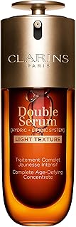 Clarins DOUBLE SERUM LIGHT TEXTURE | Anti Aging Serum | Visibly Firms, Smoothes, Boosts Radiance and Refines Pores | 24H Hydration | Great for Combination to Oily Skin and Humid Climates