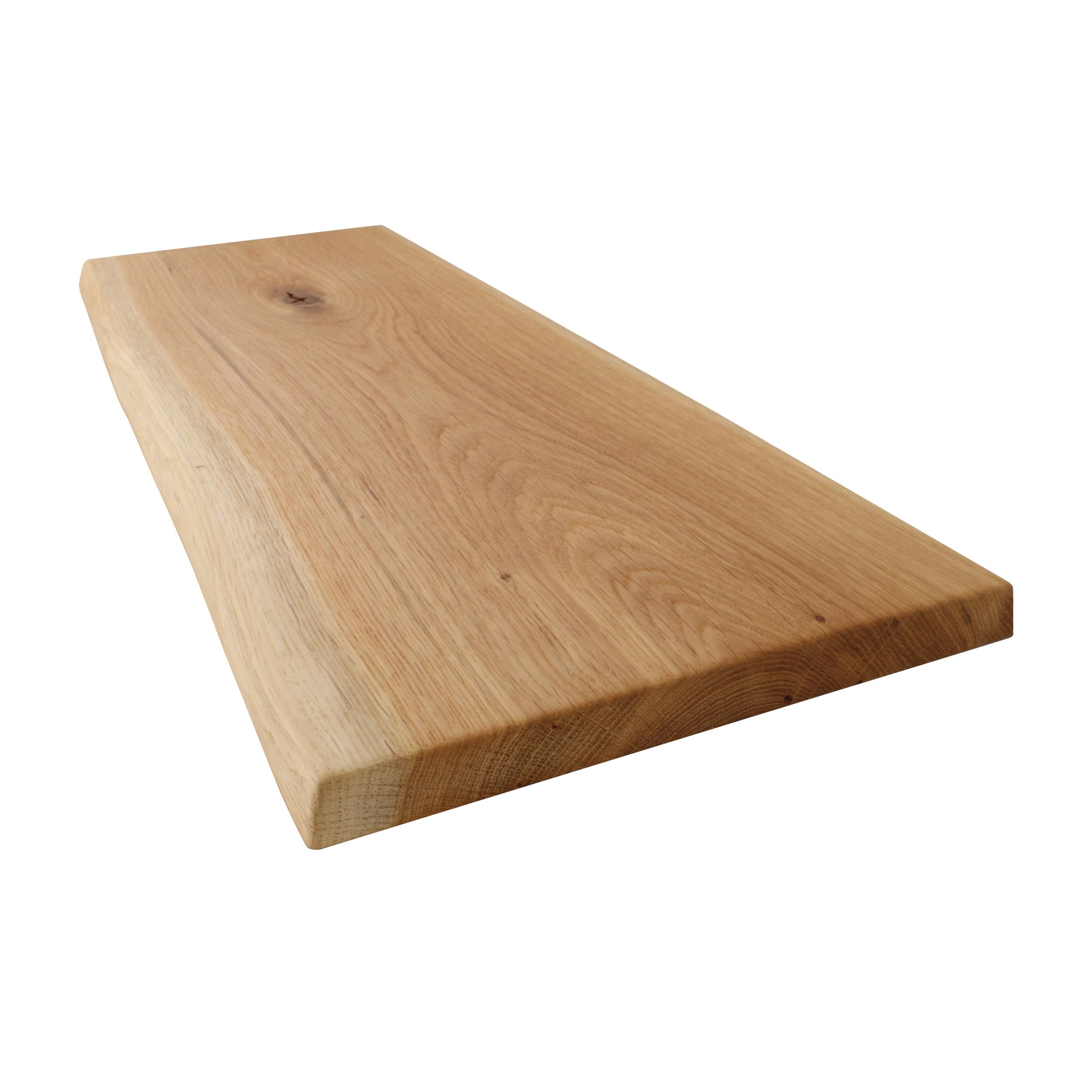 1 x designerska półka regałowa Live Edge dąb | lite drewno naturalne, dno regału, krawędź drzewa, regał wiszący, półka ścienna do salonu (20-25 cm G, 200 cm szerokość)