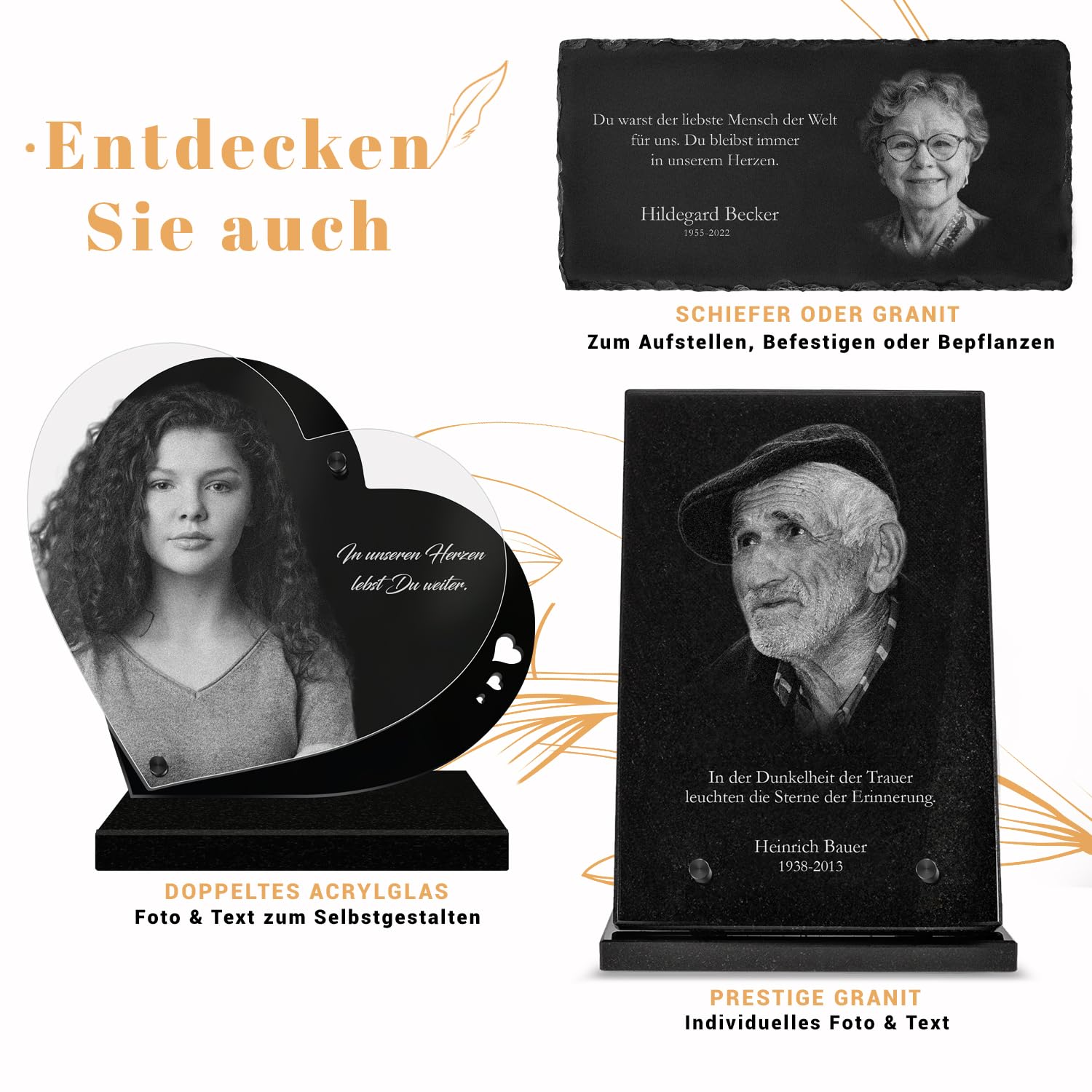 ETERNEL - Personalisierte Grabplatte Spitze - LKW-Foto und personalisierbarer Text, lasergravierte Grabplatte für Hommage, Grabplatte, Grab, Beerdigung, Gedenken