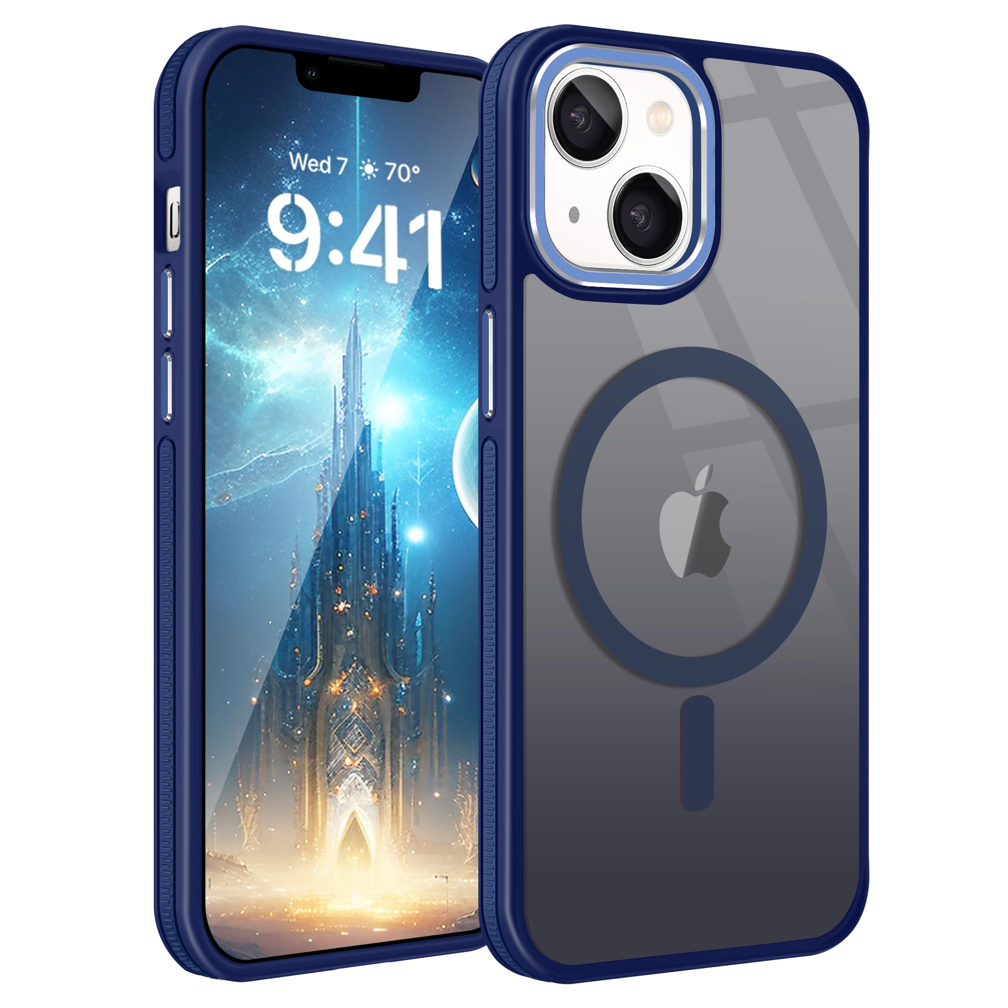 Coque iPhone 14 antichoc Fingic compatible Magsafe protection fine et mate - 8