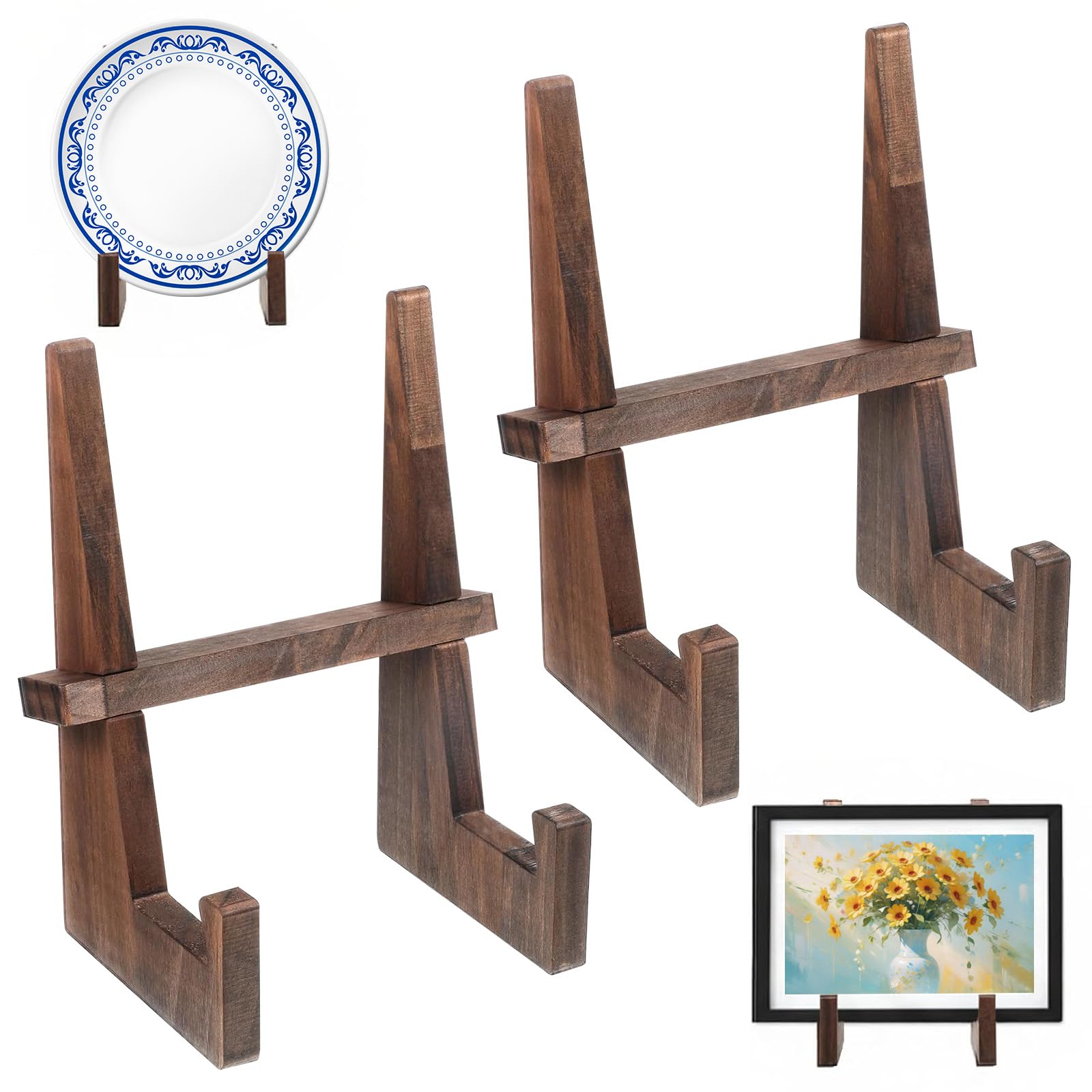 Support de disque en bois et chevalet pour album CD livre ou iPad
