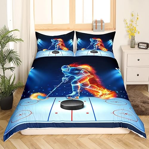 Miniatura 10 de Manfei Juego de funda de edredón de flores rojas, tamaño matrimonial, juego de ropa de cama floral de amapola de 3 piezas para niños, niñas,