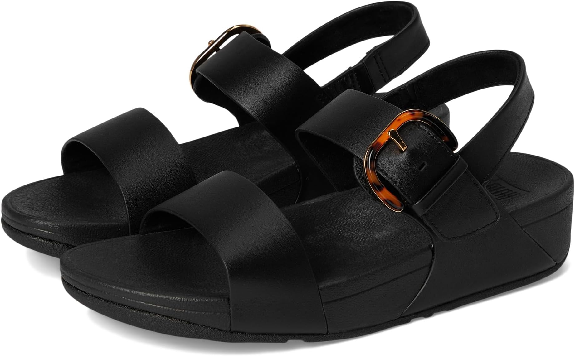 LULU Adjustable Leather Back-Strap Sandals