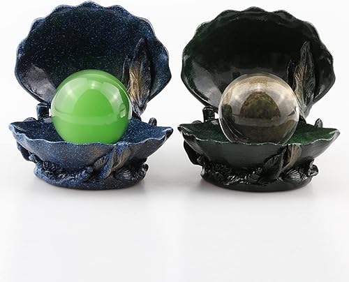 Miniatura 3 de Sea Shell Figurine Display Stand Crystal Glass Lens Ball Photography Lensball Base Magic Sphere Holder Home Decors