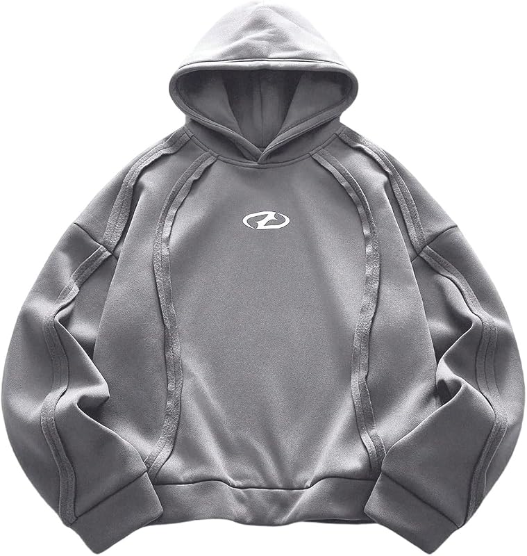Men's Hoodies Graphic Sweatshirts Hooded Neck Tops Streetwear