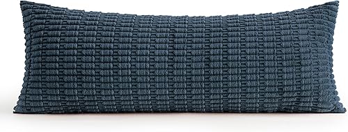 Vista 366 de MIULEE Pack of 2 Orange Corduroy Decorative Pillow Covers 20x20 Inch Soft Boho Striped Throw Pillow Covers Modern Farmhouse Home Decor for Halloween