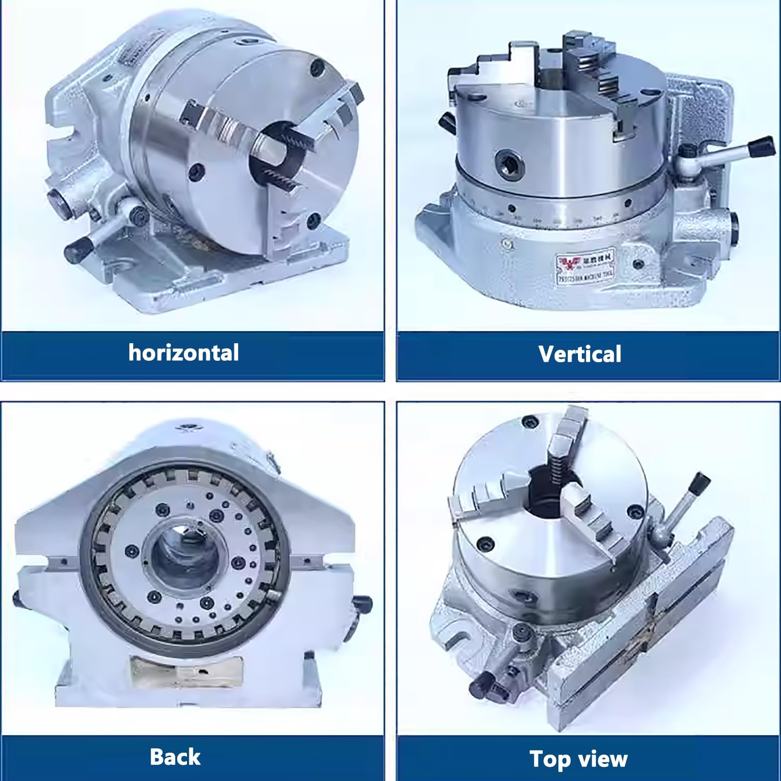 Vertikaler Und Horizontaler Indexplatten-Drehtisch for Fräsen