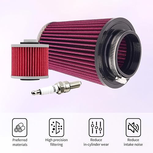 Miniatura 3 de Filtro de aire de motocicleta, filtro de aceite y bujía de repuesto para Yamaha YFM700R Raptor 700R 2006-2022 YFM700 R Raptor 700 Special Edition