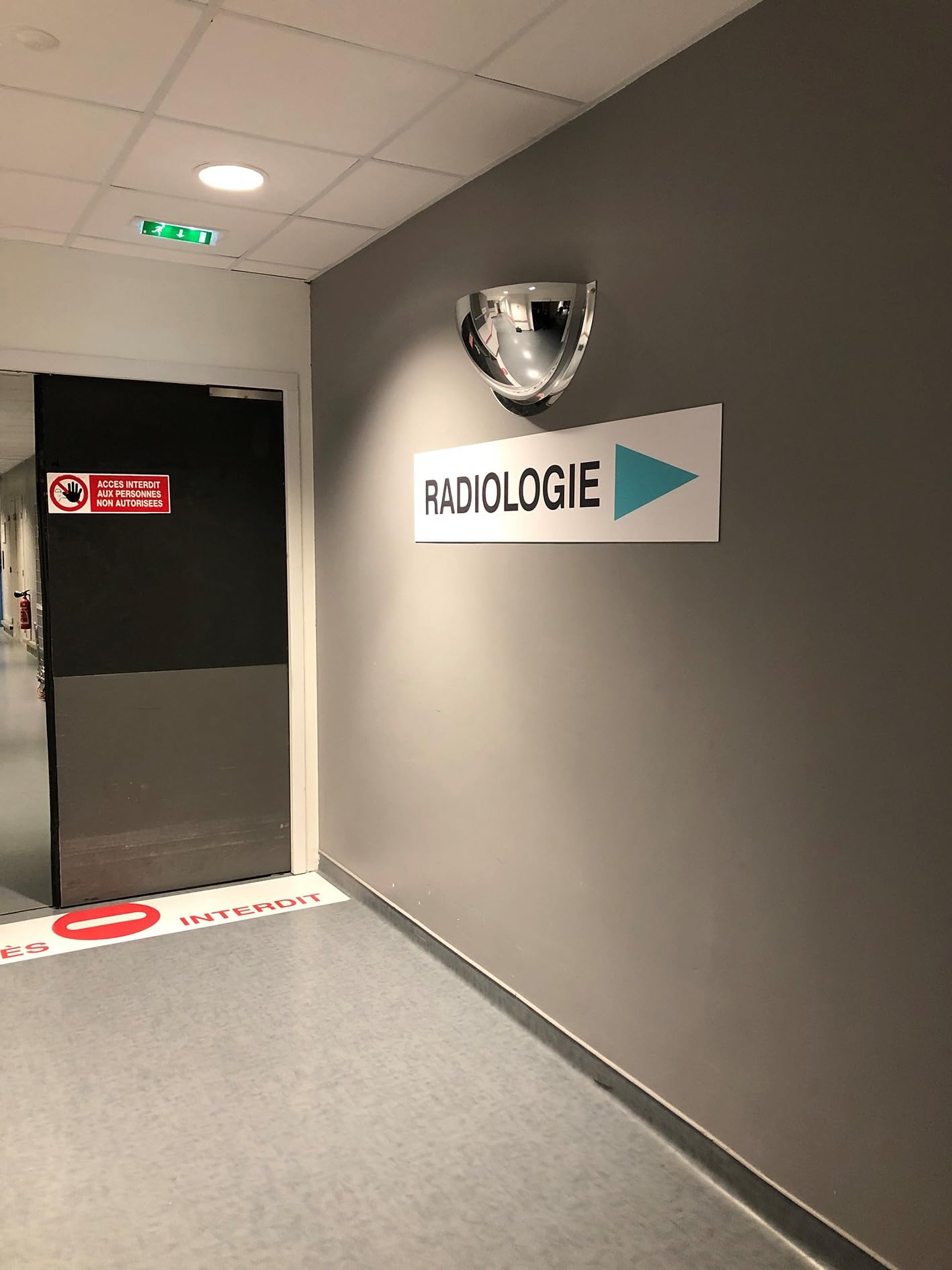 Miroir polycarbonate hémisphérique 180°