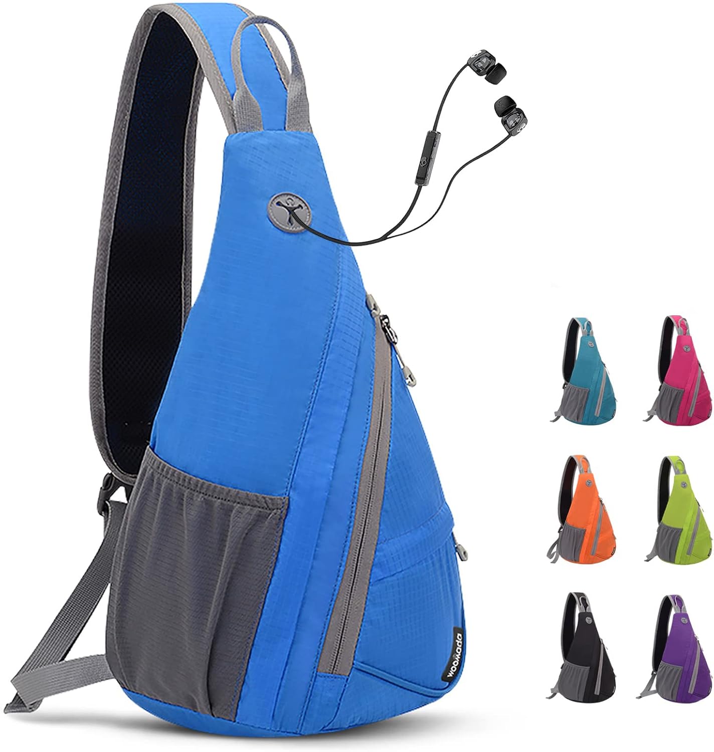 Excefore Versatile Sling Bag for Outdoor Adventures Unisex Crossbody Backpack with Earphone Access Ideal for Hiking and Daily Use Excefore Versatile Sling Bag for Outdoor Adventures Unisex Crossbody Backpack with Earphone Access Ideal for Hiking and Daily Use