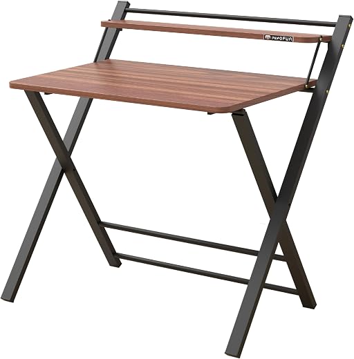 InnoFur Meleti Folding Table for Home and Office/Folding Table for Study/Work from Home Table/Foldable Laptop Desk/Multipu...