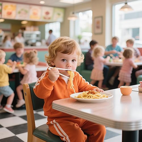 Vista 10 de Palillos para niños, 2 pares de palillos de entrenamiento para niños pequeños, principiantes, preescolar, bebés, niños, práctica de aprendizaje