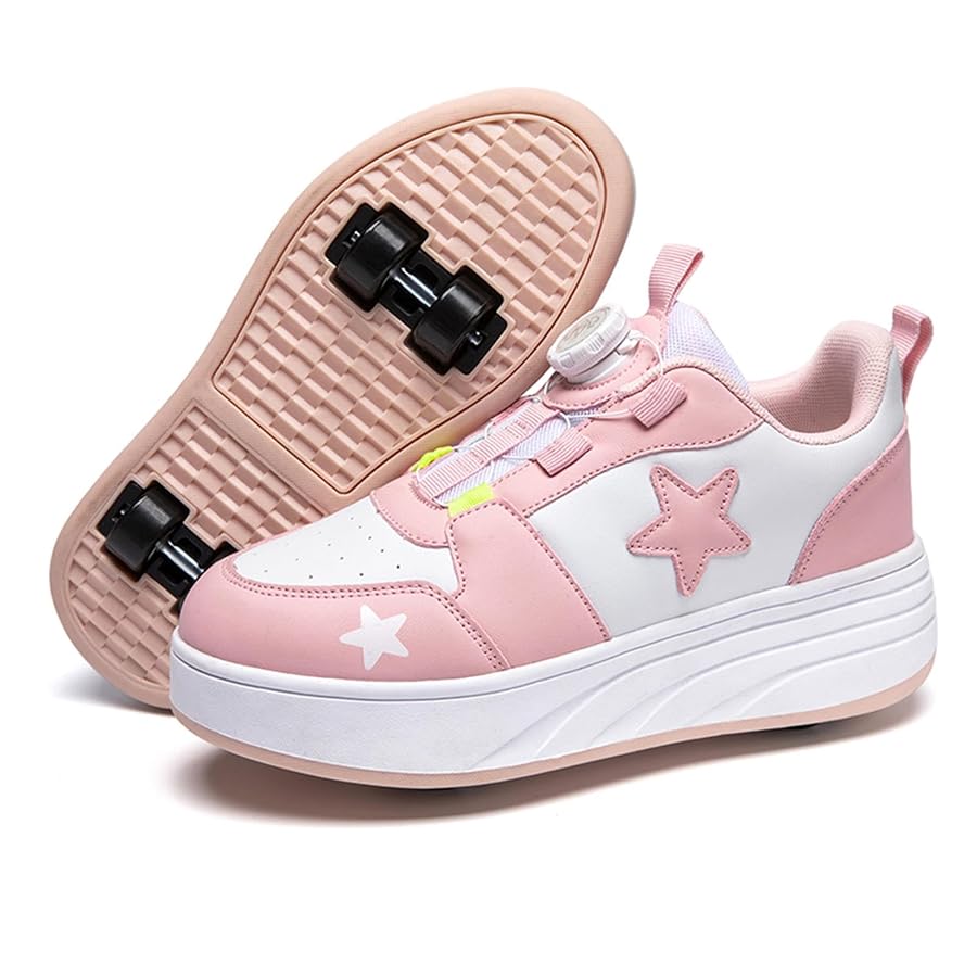 Scarpe Skateboard Bambini Scarpe Con Rotelle ENEN Per Bambini - 2 In 1 Sneakers E Pattini Pattini Trasformabili Sport - 11