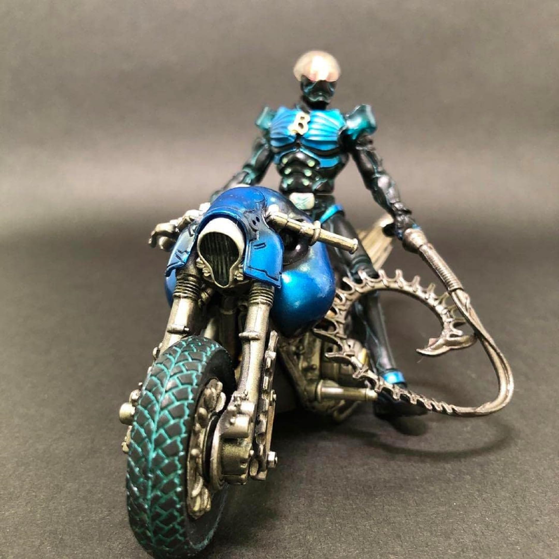 Amazon.co.jp: 匠魂 SPECIAL ハカイダー バイク セット レッド ブルー