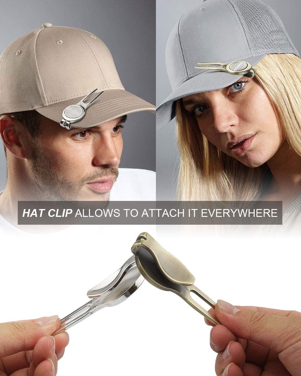 review prowithlin Golf Divot Tool w/Golf Ball Marker, Exquisite Golf Gift for Dad | Divot Repair Tool