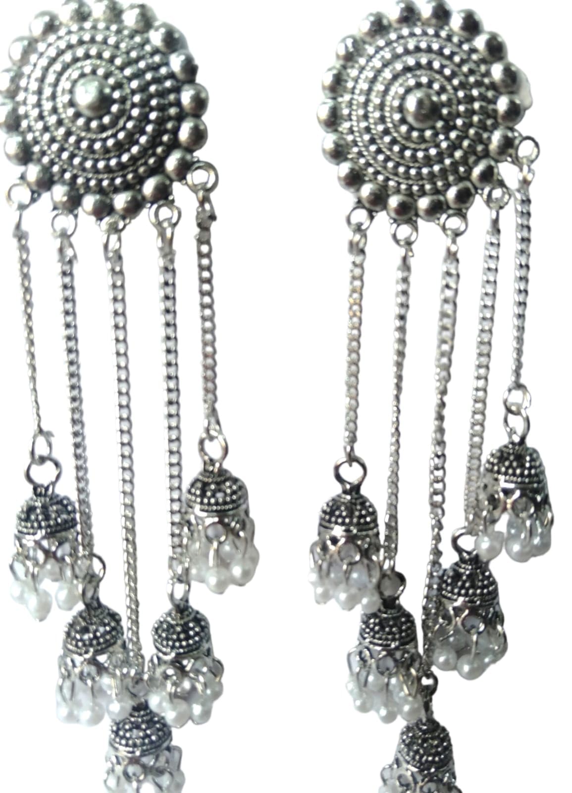 See full amazon price history chart for Sharalle Afghani Style Antique Oxidised Jhumka Women Jewellery Earrings for Women/Girls Oxidised Jhumka with pearl dangles for Women & Girls Sharalle Afghani Style Antique Oxidised Jhumka Women Jewellery Earrings for Women/Girls Oxidised Jhumka with pearl dangles for Women & Girls (B0BT53ZKX4) Amazon Price History, Amazon Price Tracker